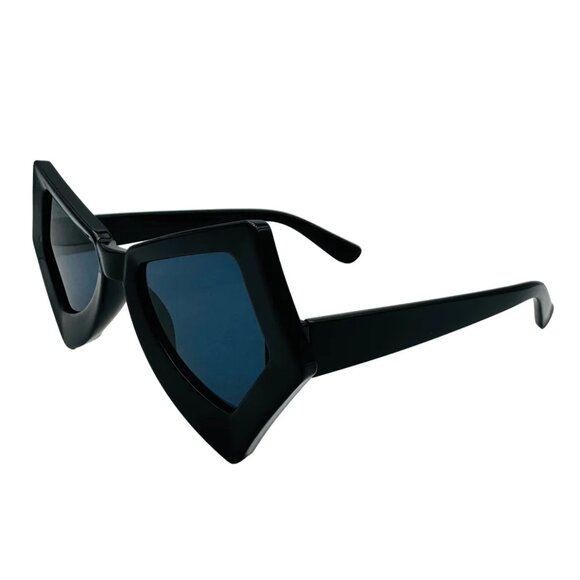 7029 | Black Cateye Sunglasses - Picture 2 of 5